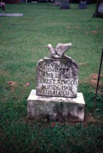 Atwood Grave, Bethlehem Baptist Church, Scottsville, KY (MS184c)