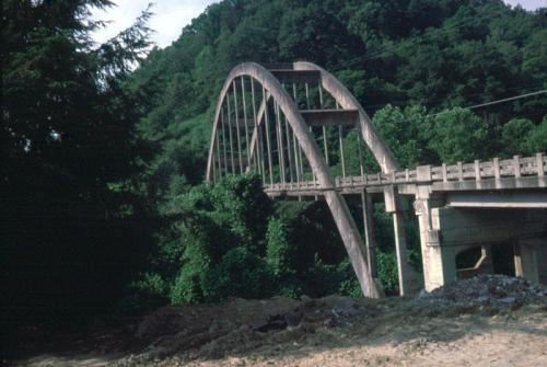 Concrete Arch Bridge built in the 1920s, Prestonsburg, KY (Br108)