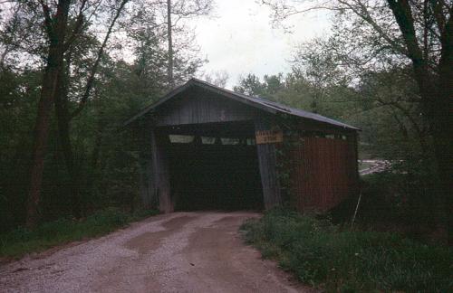 Buckeye Furnace Covered Bridge, Buckeye Furnace, OH (Br93c)