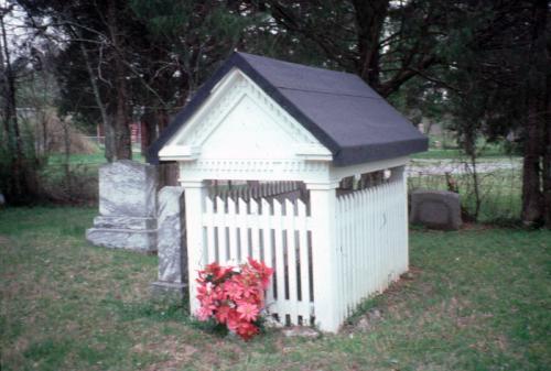Gravehouse, Fellowship Cemetery, Smyrna, TN (MS341b)