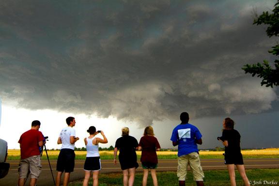 WKU Storm Chasers watched a supercell near Piedmont, Okla., on May 29. 