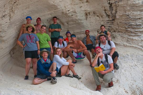 A group of WKU geology students participated in a Winter Term course in the Bahamas.