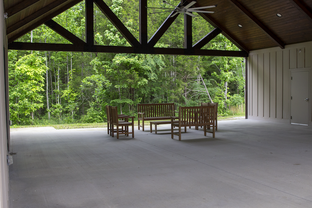 McChesney Field Campus Pavilion Sitting Area