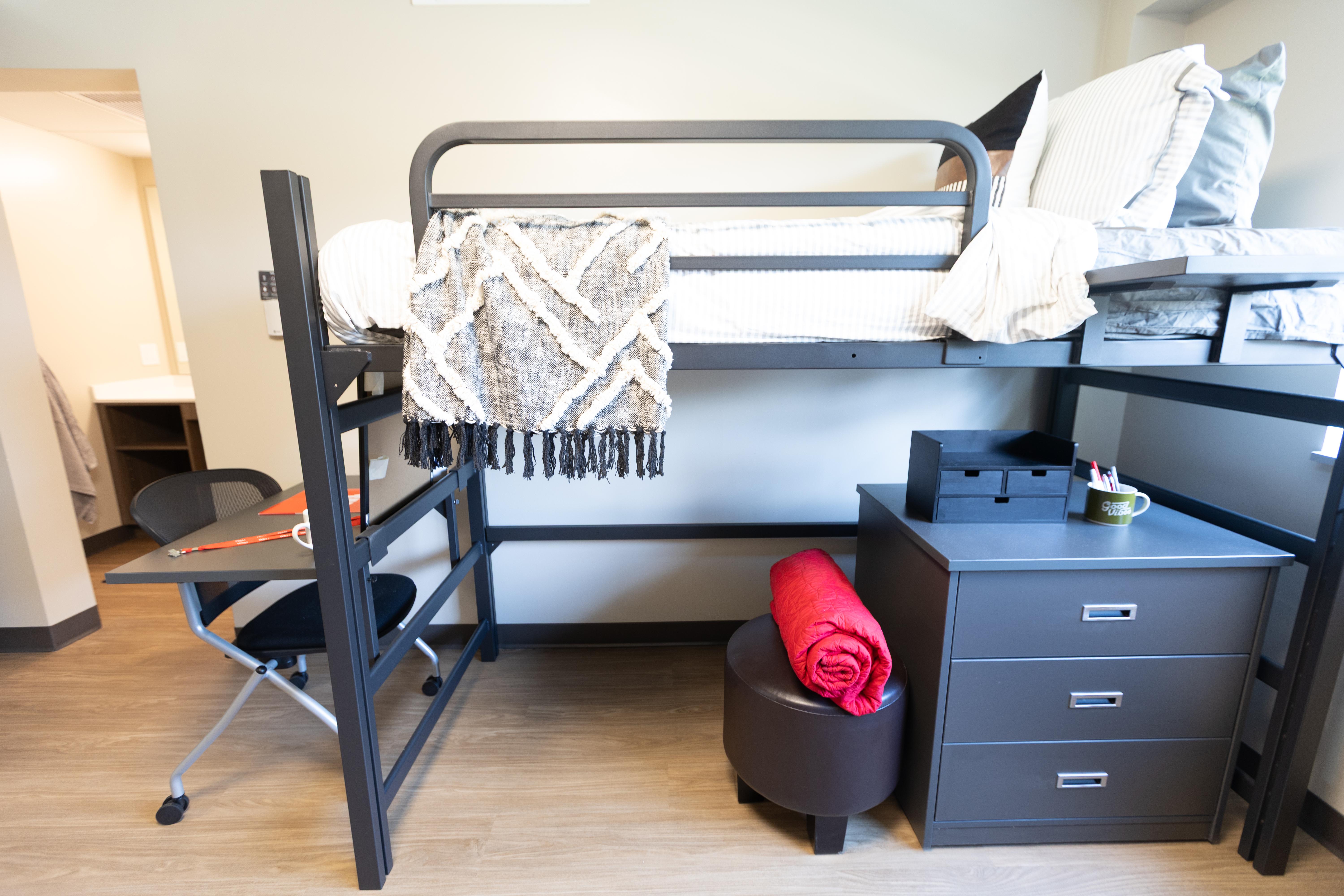 Photo of renovations to Southwest Hall student living space