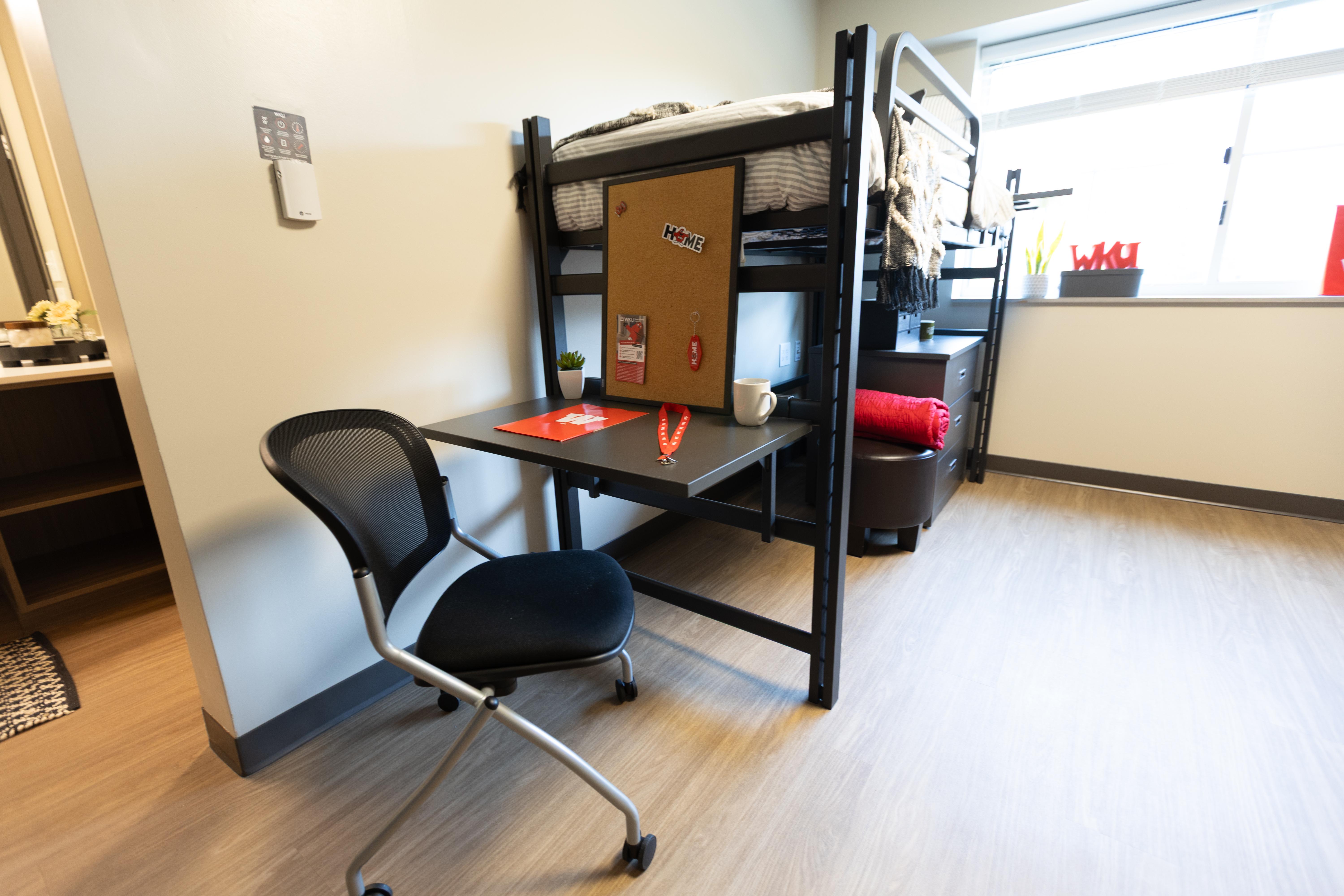 Photo of renovations to Southwest Hall student living space