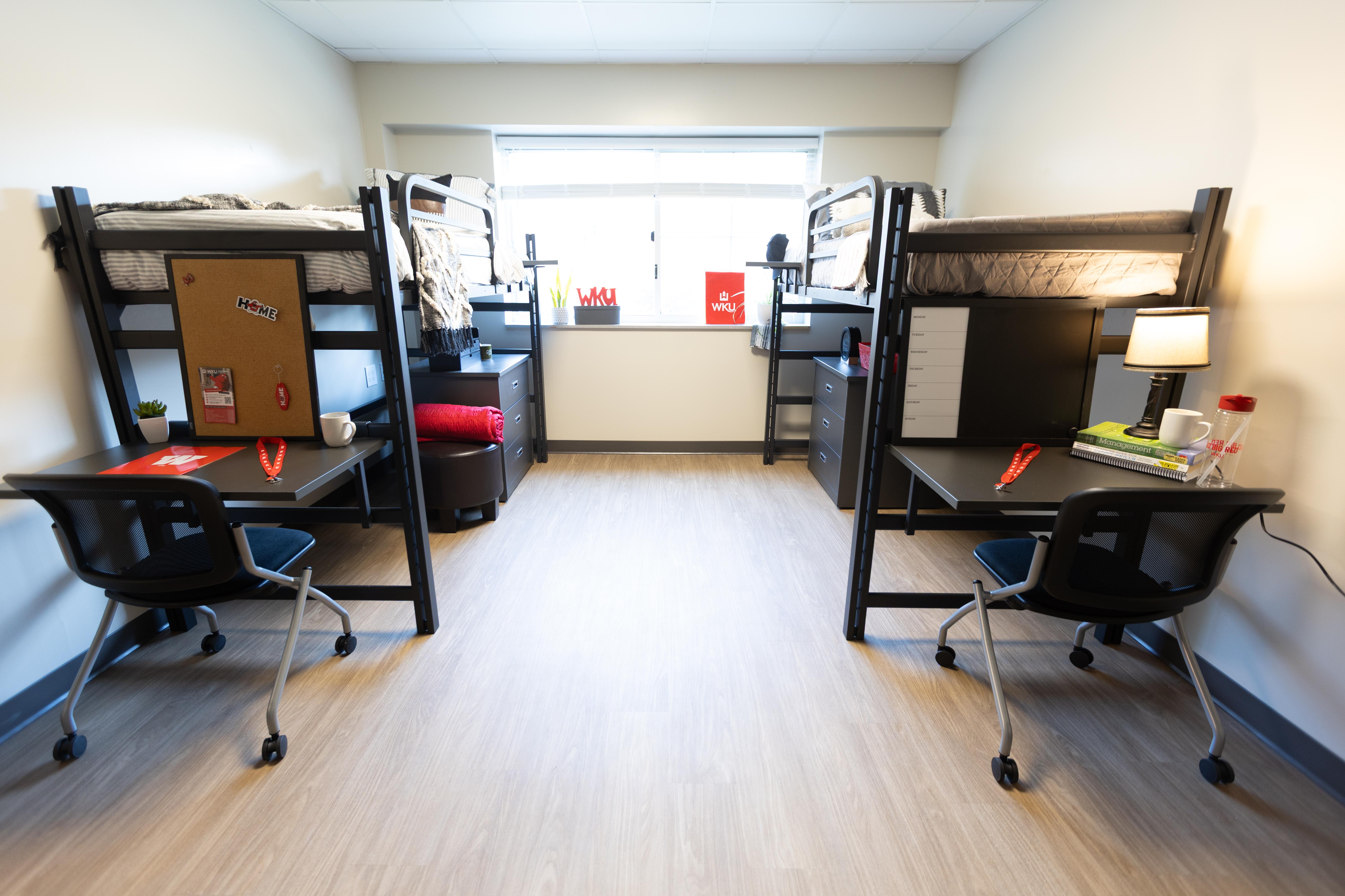 Photo of renovations to Southwest Hall student living space
