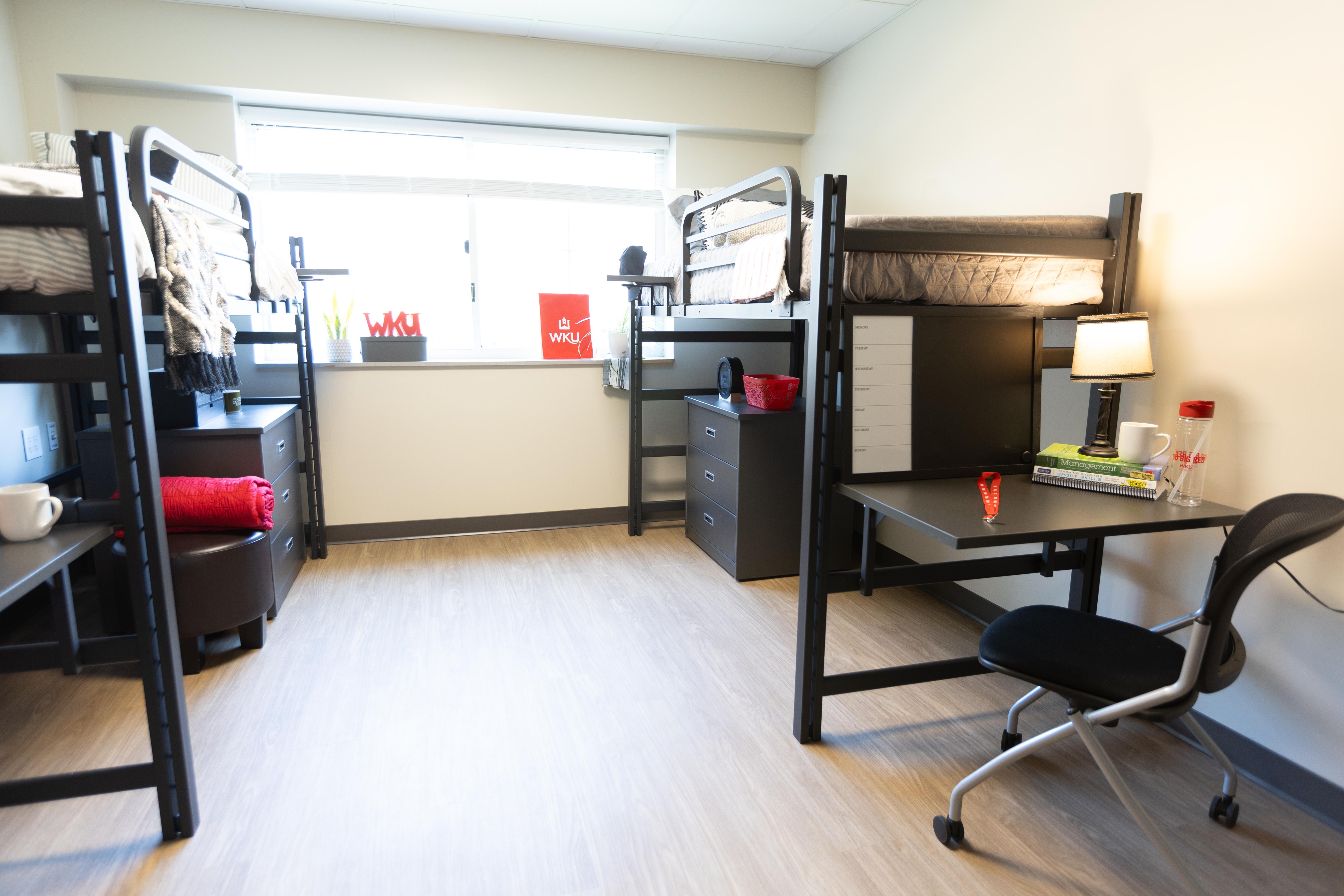 Photo of renovations to Southwest Hall student living space