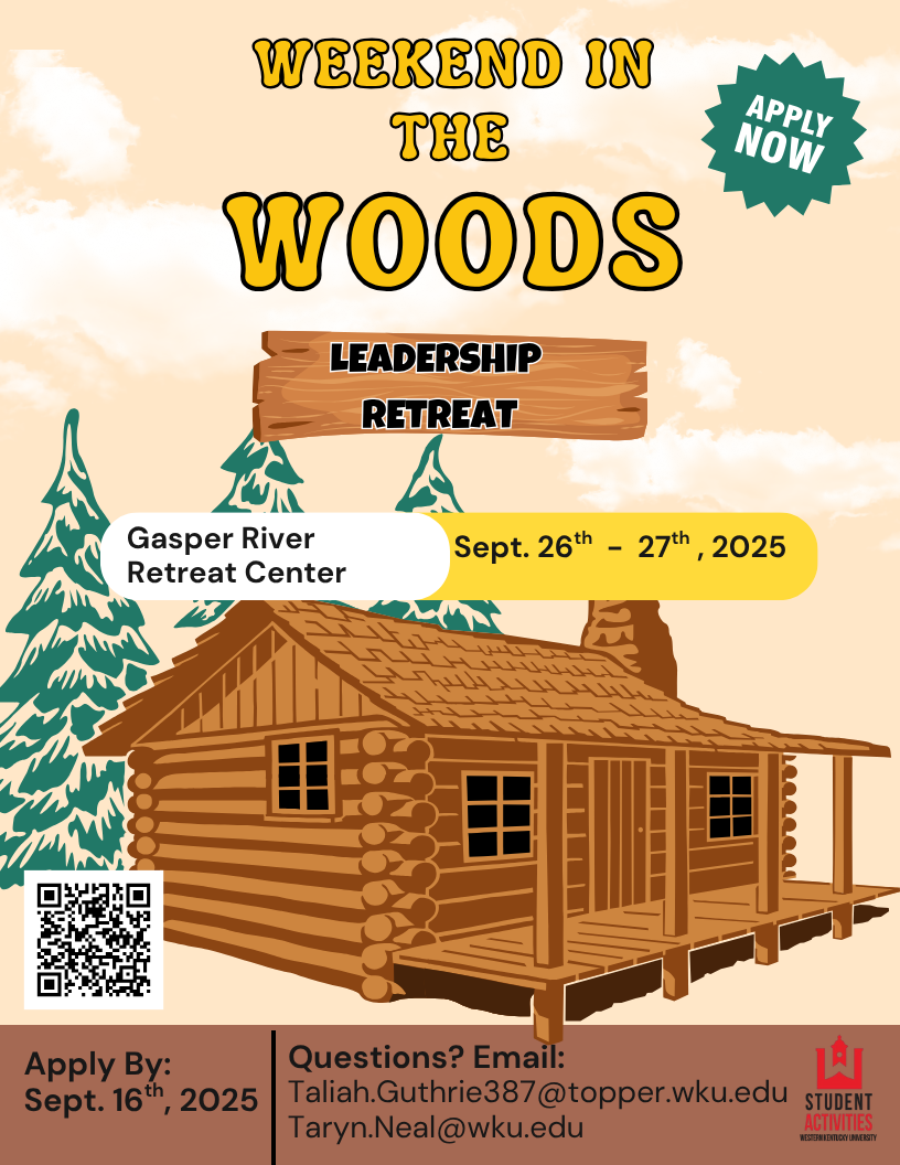 weekend in the woods 2025 flyer