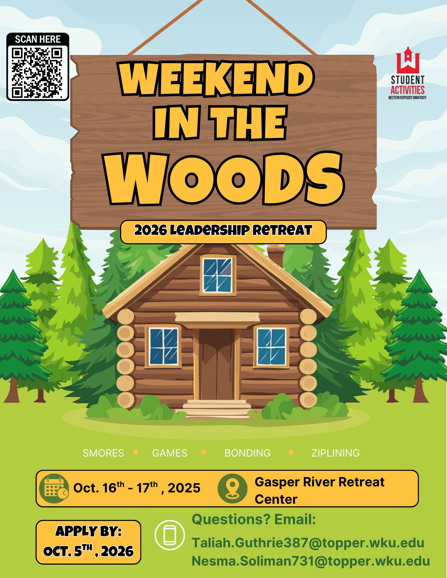 weekend in the woods