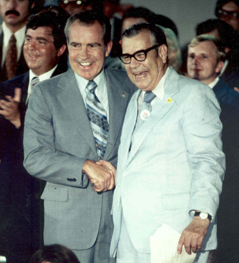 Tim Lee Carter with President Nixon