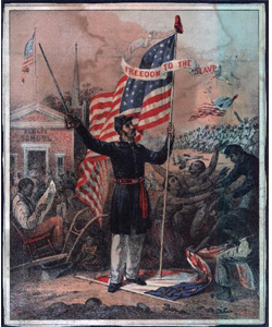 African American Civil War Recruiting poster