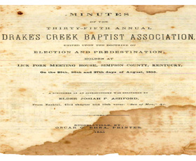 Drake's Creek Baptist Association Minutes