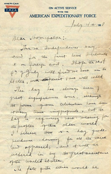 Thumbnail of George D. Harris letter