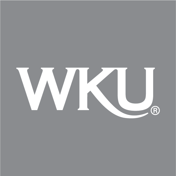WKU tall logo in gray box