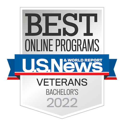 U.S. News & World Report - Best Online Programs - Veterans - Bachelor's 2022