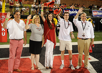 2017 WKU Family of the Year the Pride Family