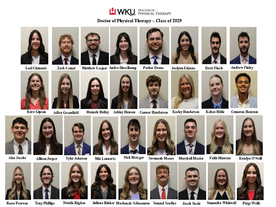 wku dpt class of 2029