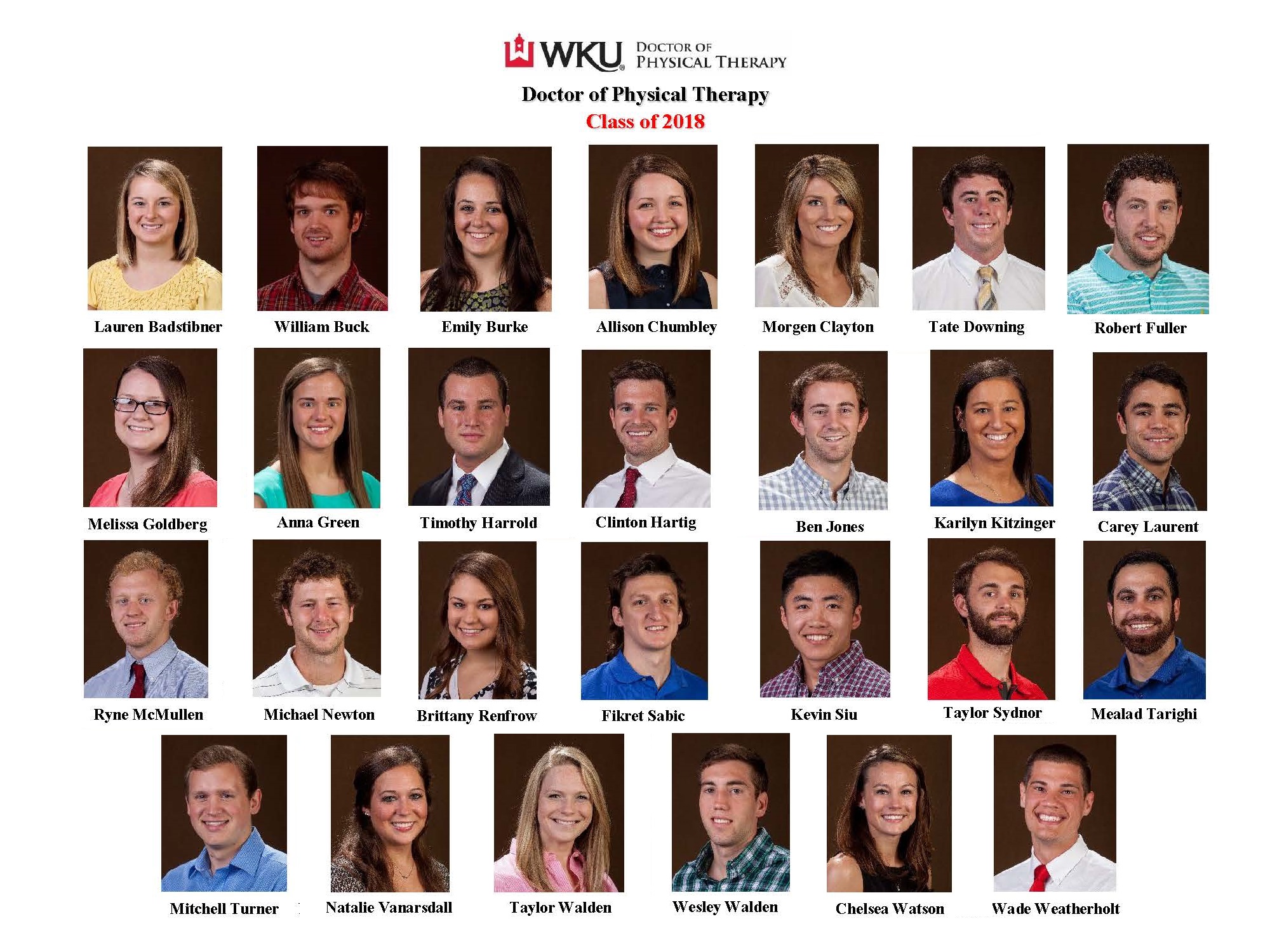 Class of 2018 Western Kentucky University