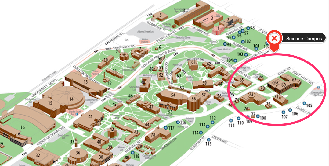 Science Campus Map