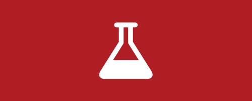 Graphic of a scientific flask Icon
