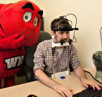 Big Red applies eye-tracking to Dr. Shake