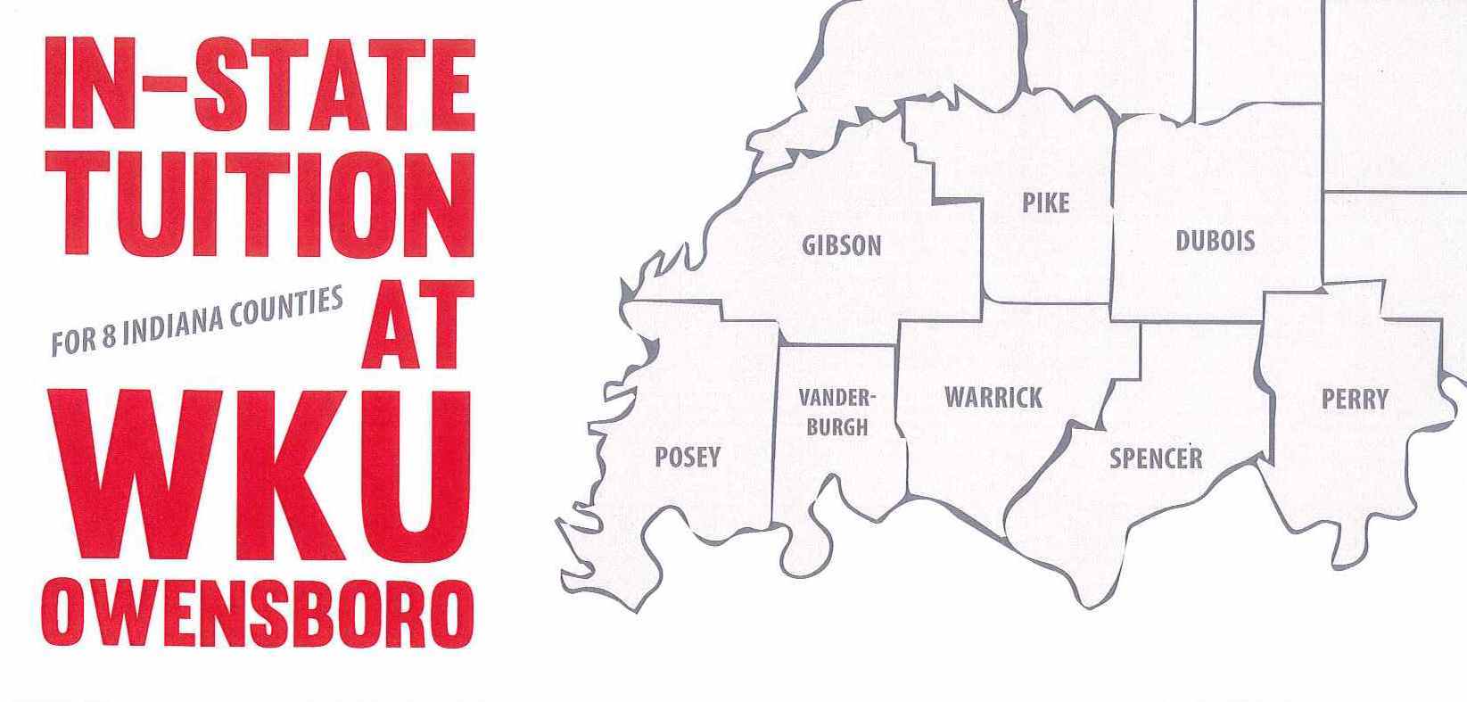 InState Tuition for Eight Indiana Counties Western Kentucky University