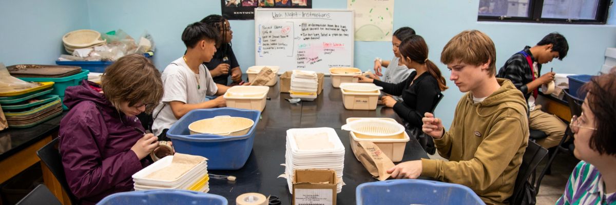 Anthropology students