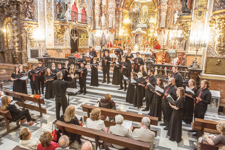 Chorale in concert in Seville