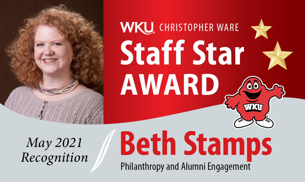 Beth Stamps May 2021 Staff Star