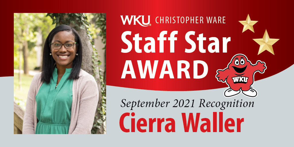 Cierra Waller September 2021 Staff Star