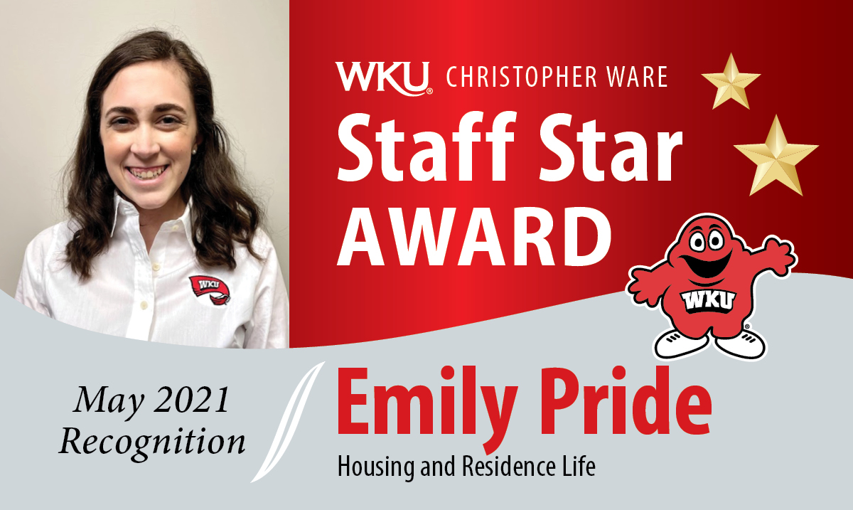 Emily Pride May 2021 Staff Star