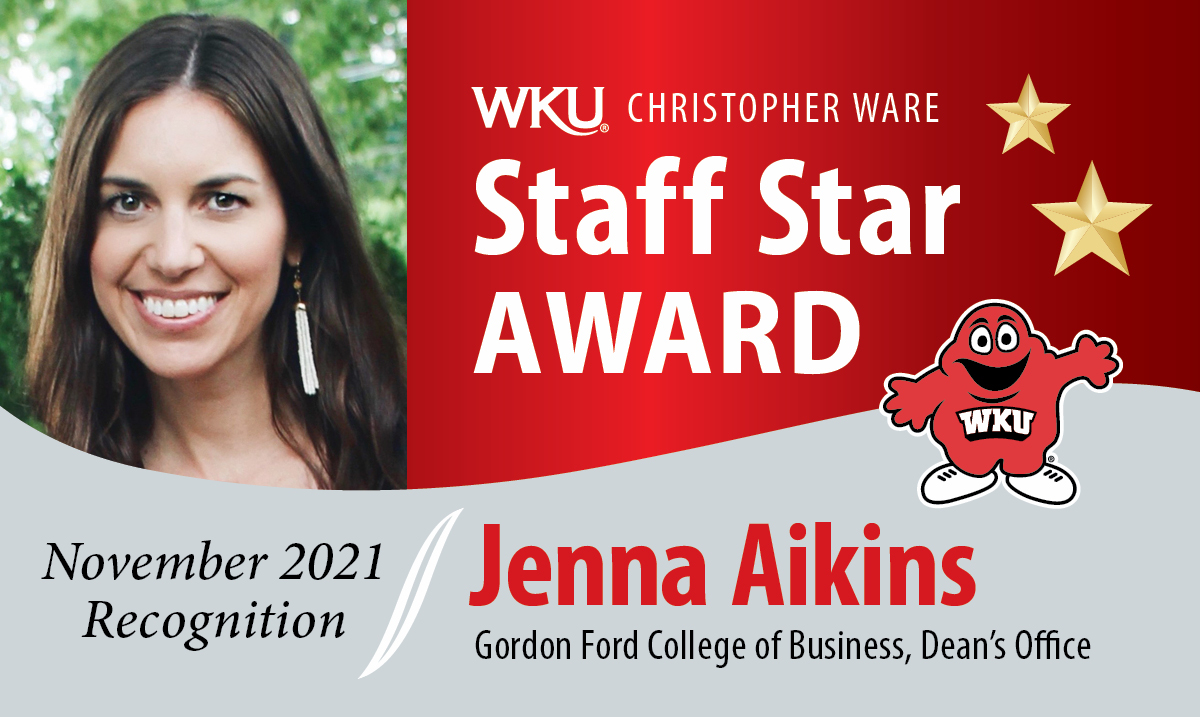 Jenna Aikins November 2021 Staff Star