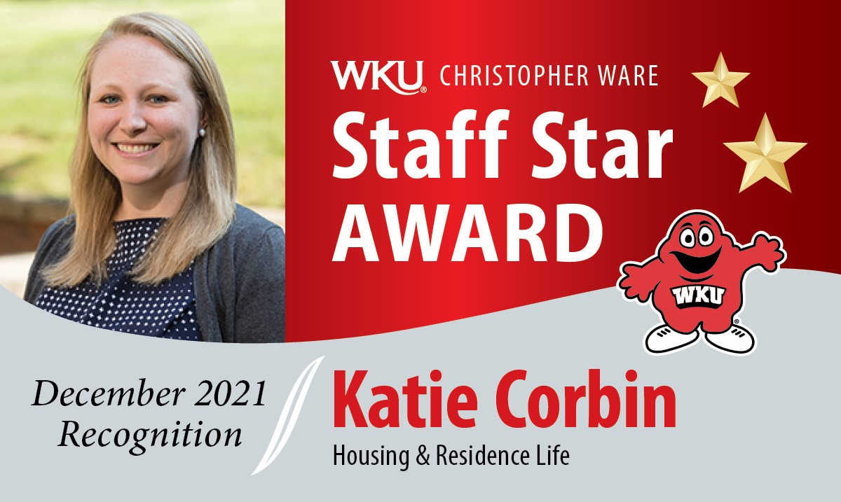 Katie Corbin December 2021 Staff Star