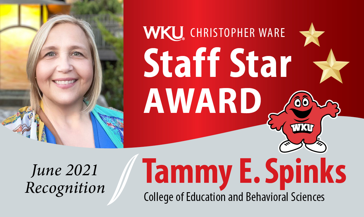 Tammy Spinks June 2021 Staff Star Award