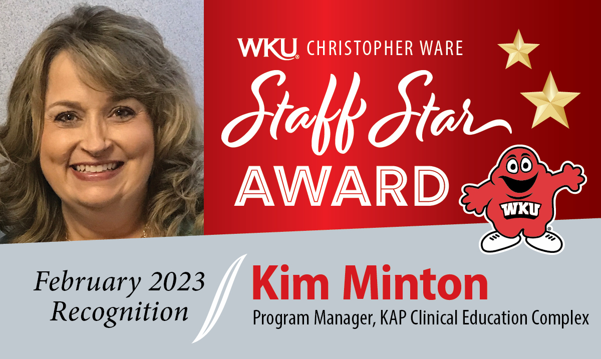 Kim Minton Staff Star