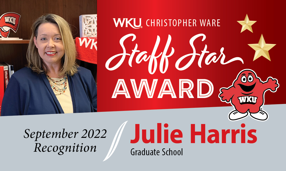 Julie Harris September 2022 Staff Star