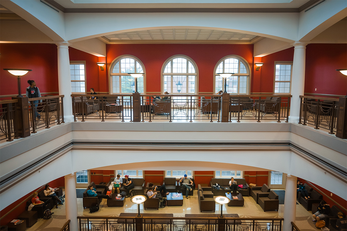 Gary Ransdel Hall interior. 