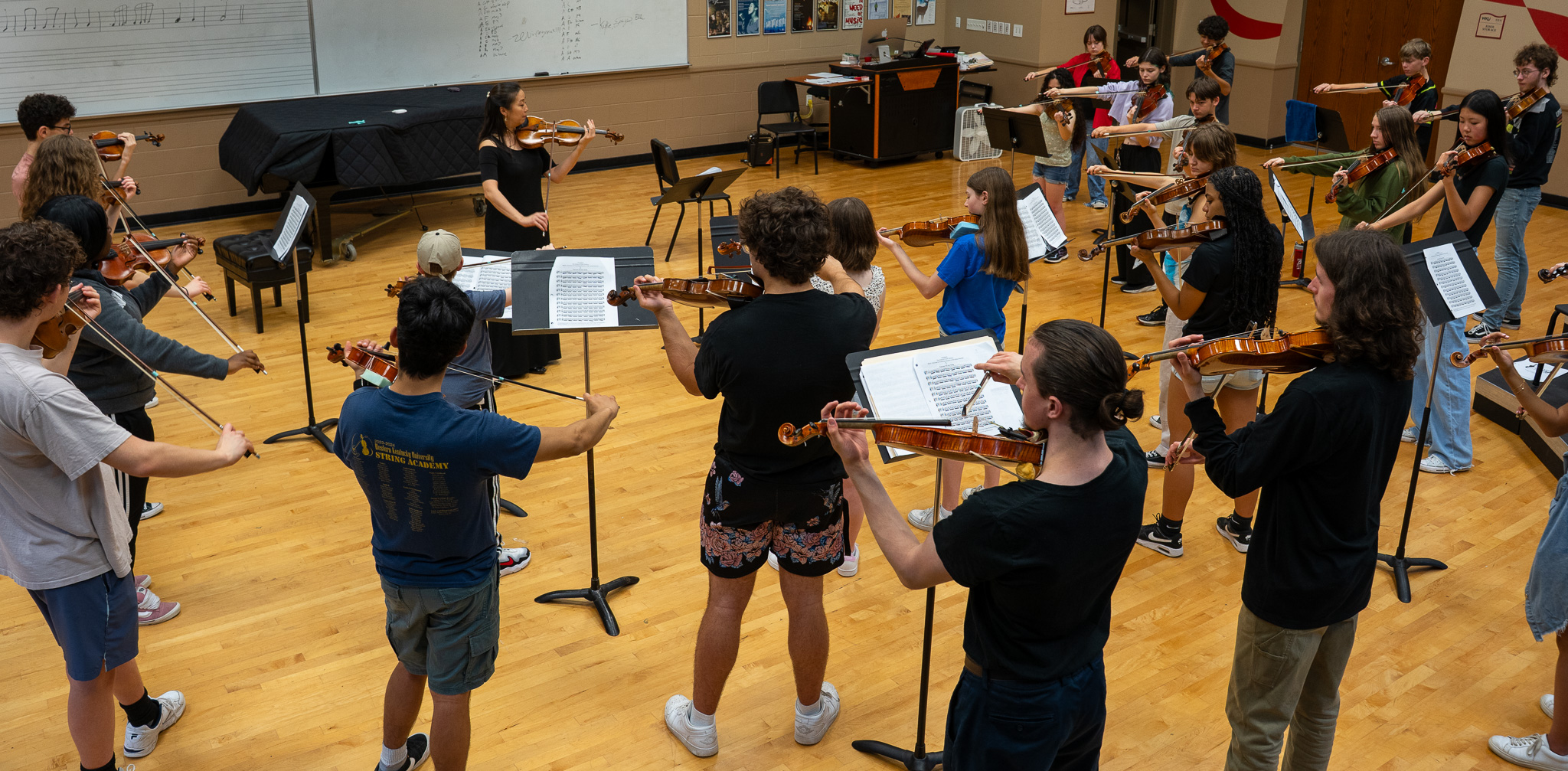 Hilltop String Festival technique class