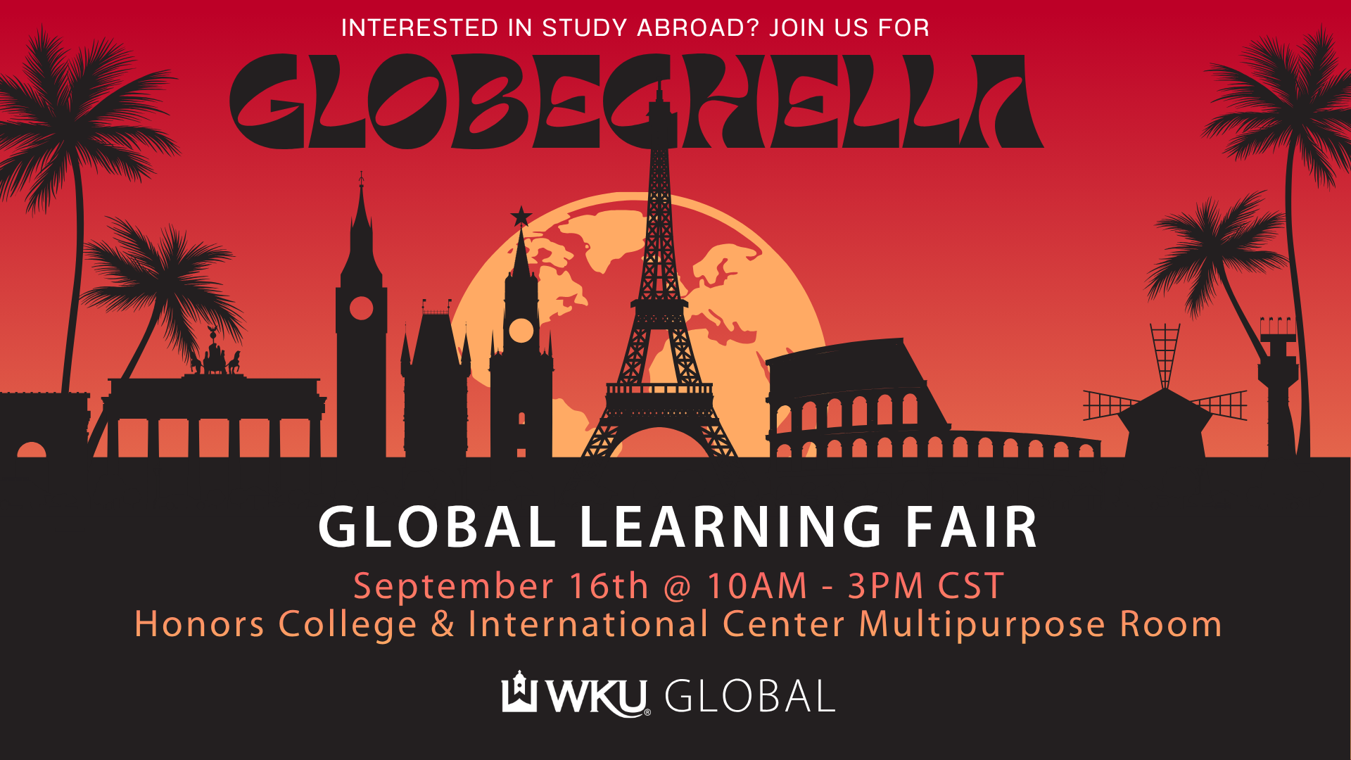 Global Learning Fair September 16th - Globechella