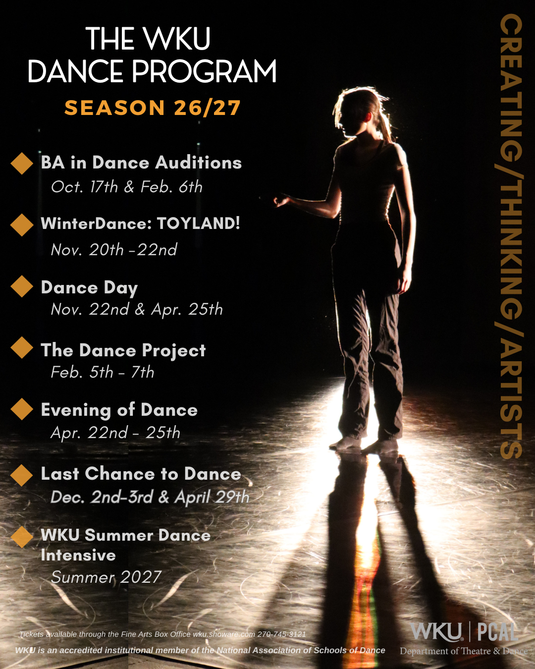 Dance Program Season Poster 25-26