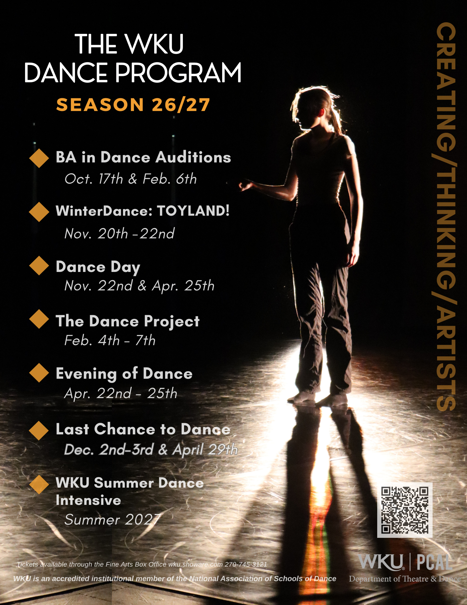 Dance Program Season Poster 26-27 Dance Program Season Poster 26-27