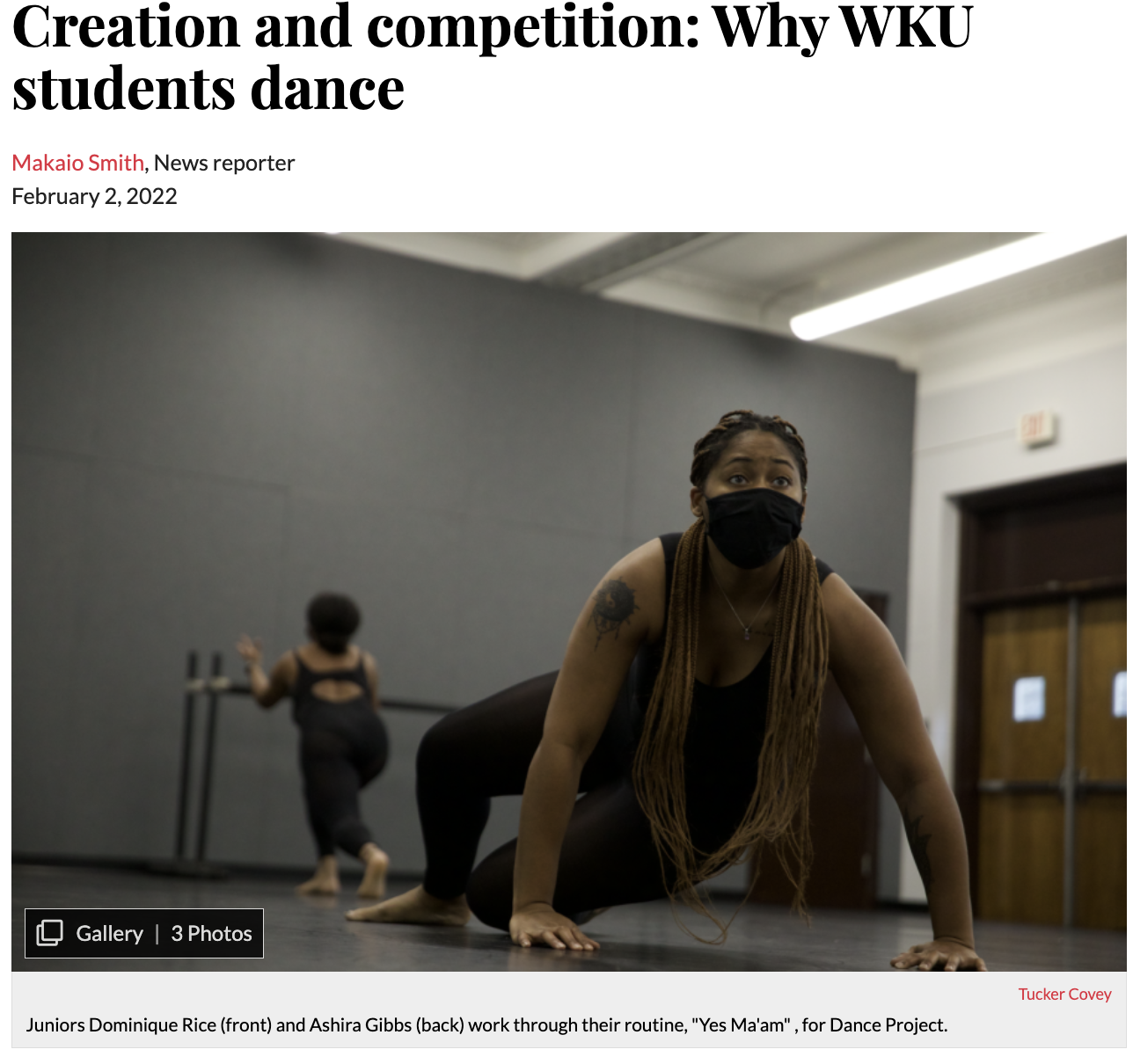 Why WKU Students Dance News Article