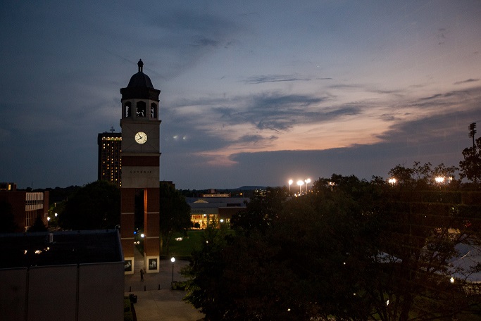evening campus pic