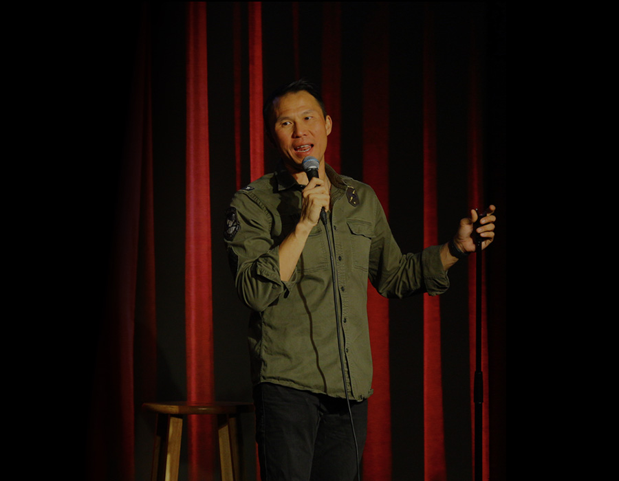 Comedian and Veteran Thom Tran
