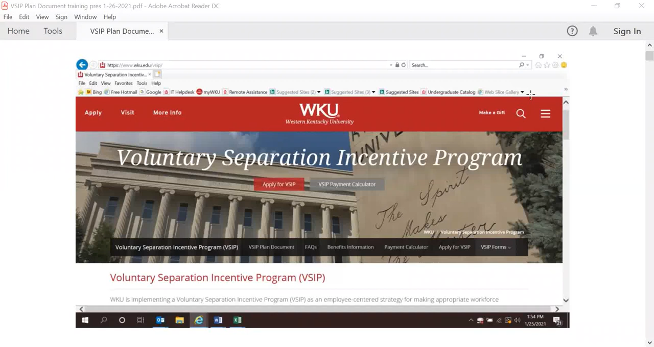 VSIP Information Session Video Preview