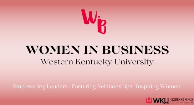 WKU Women in Business Website Banner