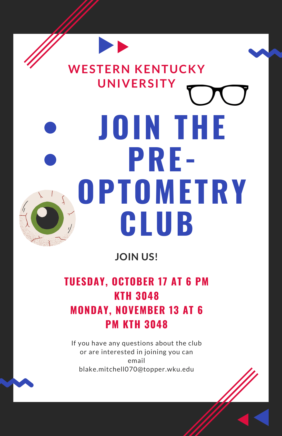 Pre-Optometry Club Flyer